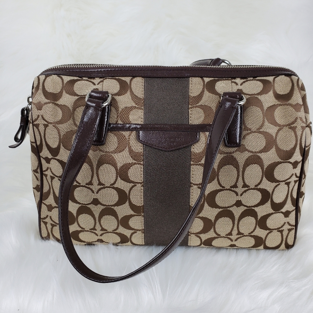 Authentic Coach F28505 Nancy Satchel Handbag